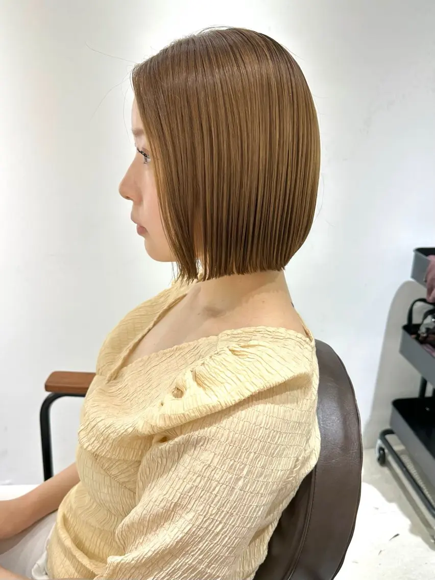 ショート カット ヘッドスパ 髪質改善 縮毛矯正/ レイヤー/銀座/本木のヘアスタイル
