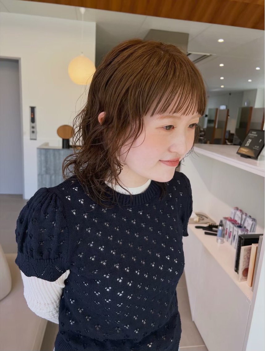 ミディアム カラー トリートメント ヘアカラー トリートメント 🍇ぶどうカラー🍇 akariのヘアスタイル