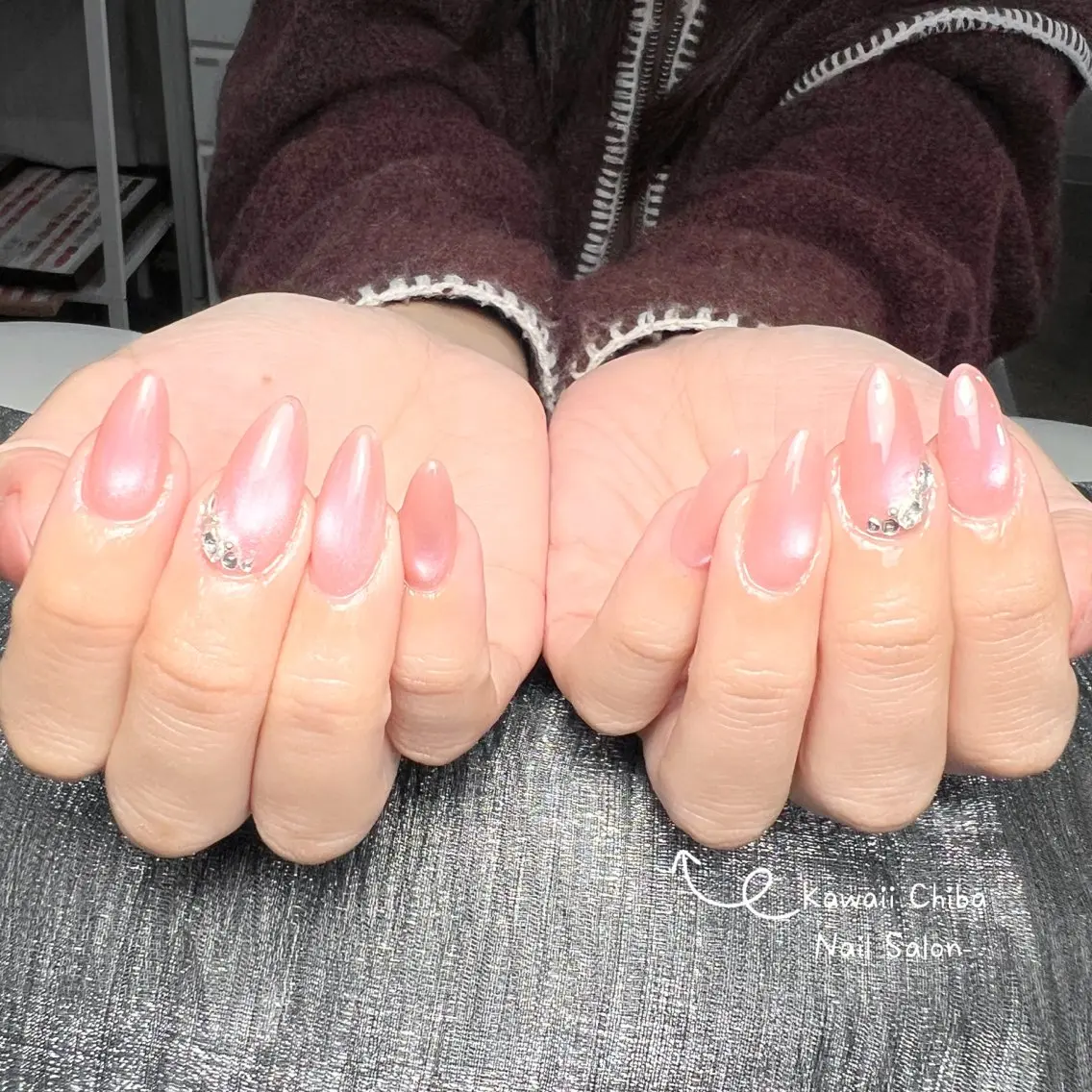 ネイル 韓国ネイル ワンホンネイル ハンドネイル Kawaii _Nailのネイルデザイン