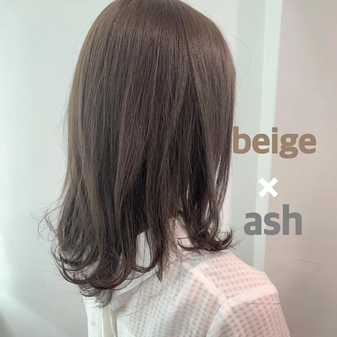 セミロング カラー ヘアアレンジ 透明感カラー/ レイヤー　YUKAのヘアスタイル