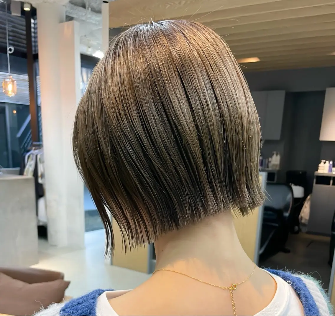 ショート ボブ カット トリートメント ボブ/ショート /パーマ/shinのヘアスタイル
