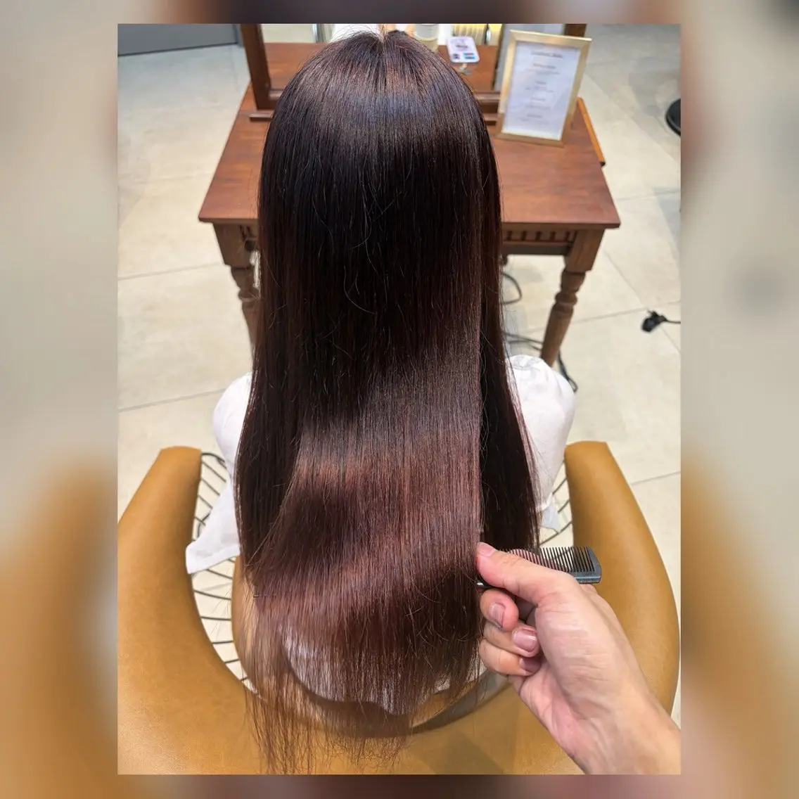 ロング ヘアカラー 縮毛矯正／髪質改善 小野竜聖のヘアスタイル