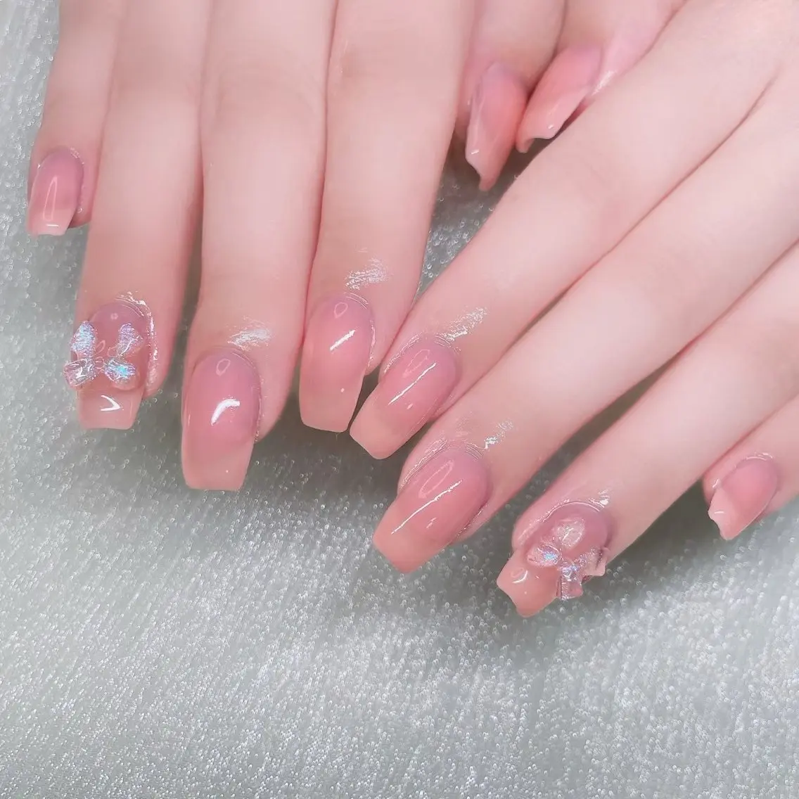 ネイル 長さ出し ハンドネイル Nailist suzuのネイルデザイン