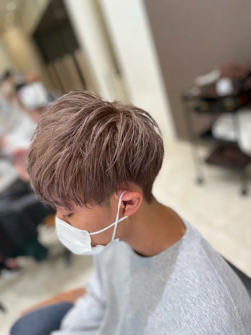 ショート メンズ カット ヘアカラー 安田 美由紀のヘアスタイル