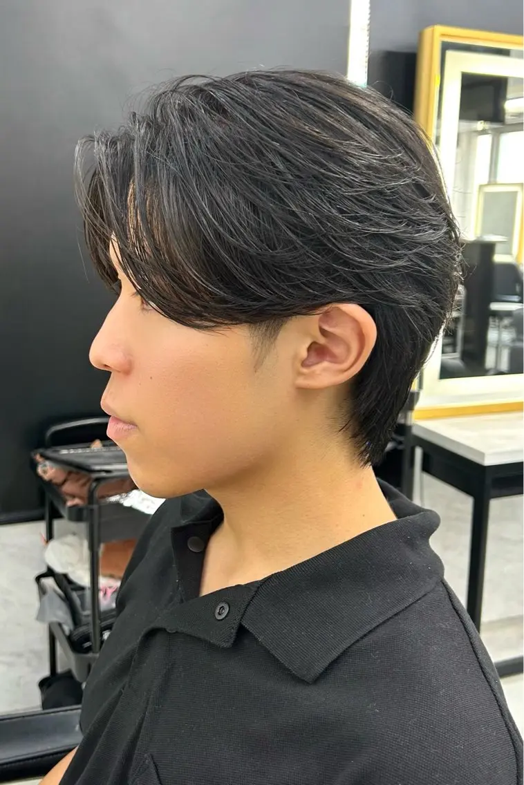 ショート カラー メンズ カット ヘアセット メンズスタイリスト 前田雄輝のヘアスタイル