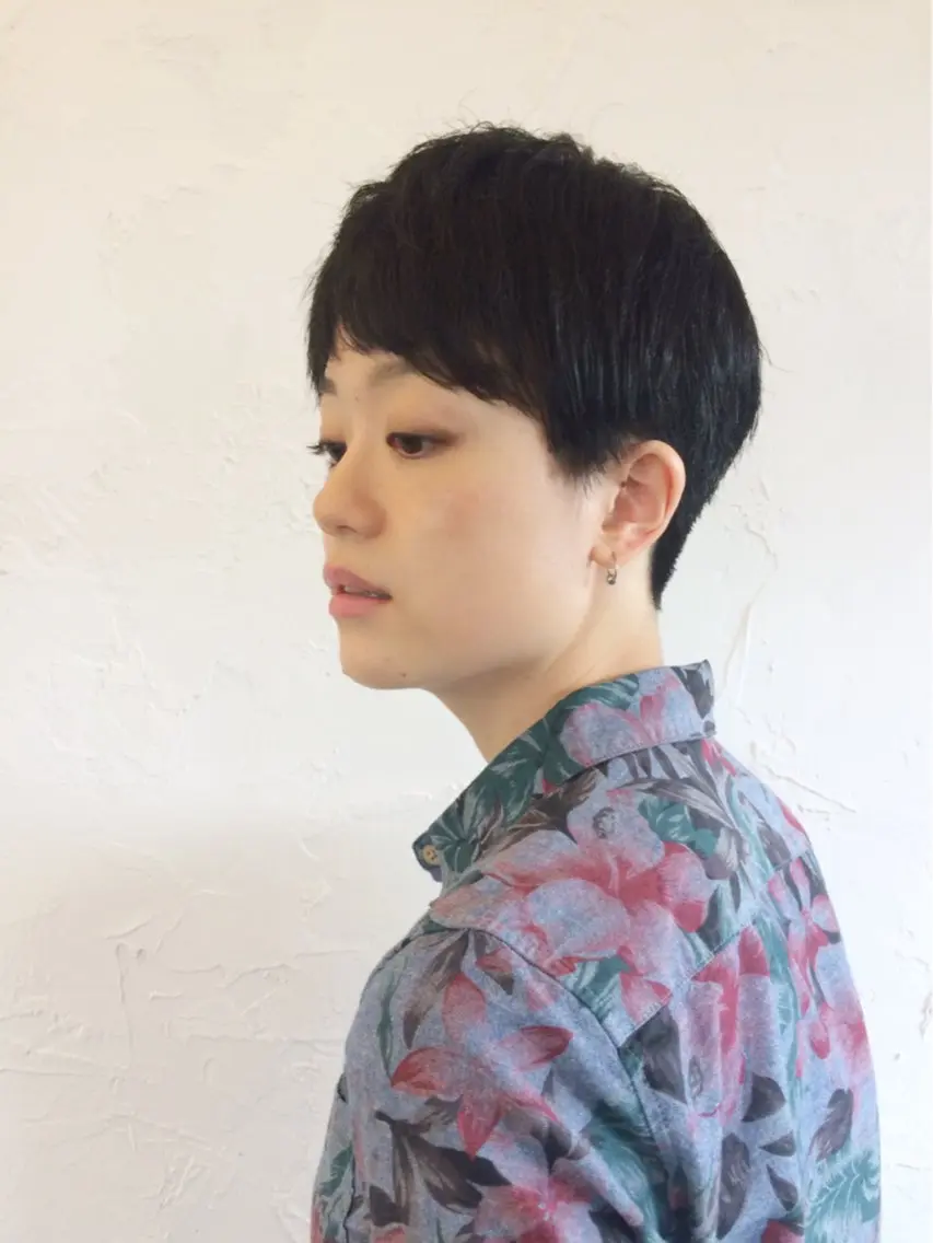 ショート ハンサムショート ショートヘア カット ヘッドスパ Add9 安田 美紀のヘアスタイル