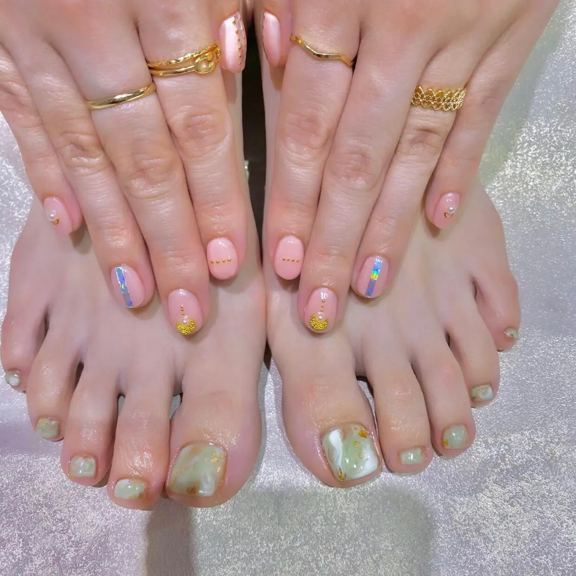 ネイル フットネイル ハンドネイル フットネイル ハンドケア Miyagi Asamiのネイルデザイン