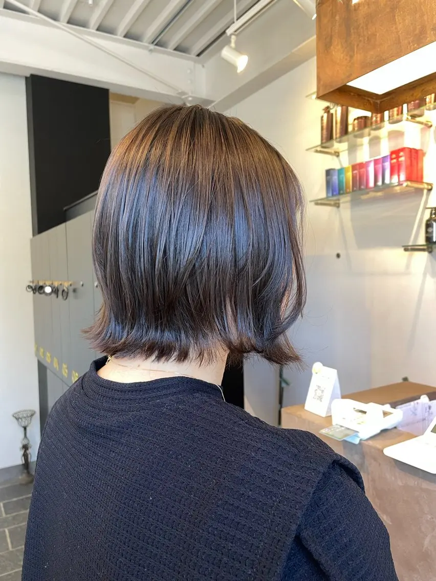 ショート トリートメント カット ヘアカラー トリートメント 🎀モテ・愛され/透 明感ヘアーせれん🎀のヘアスタイル