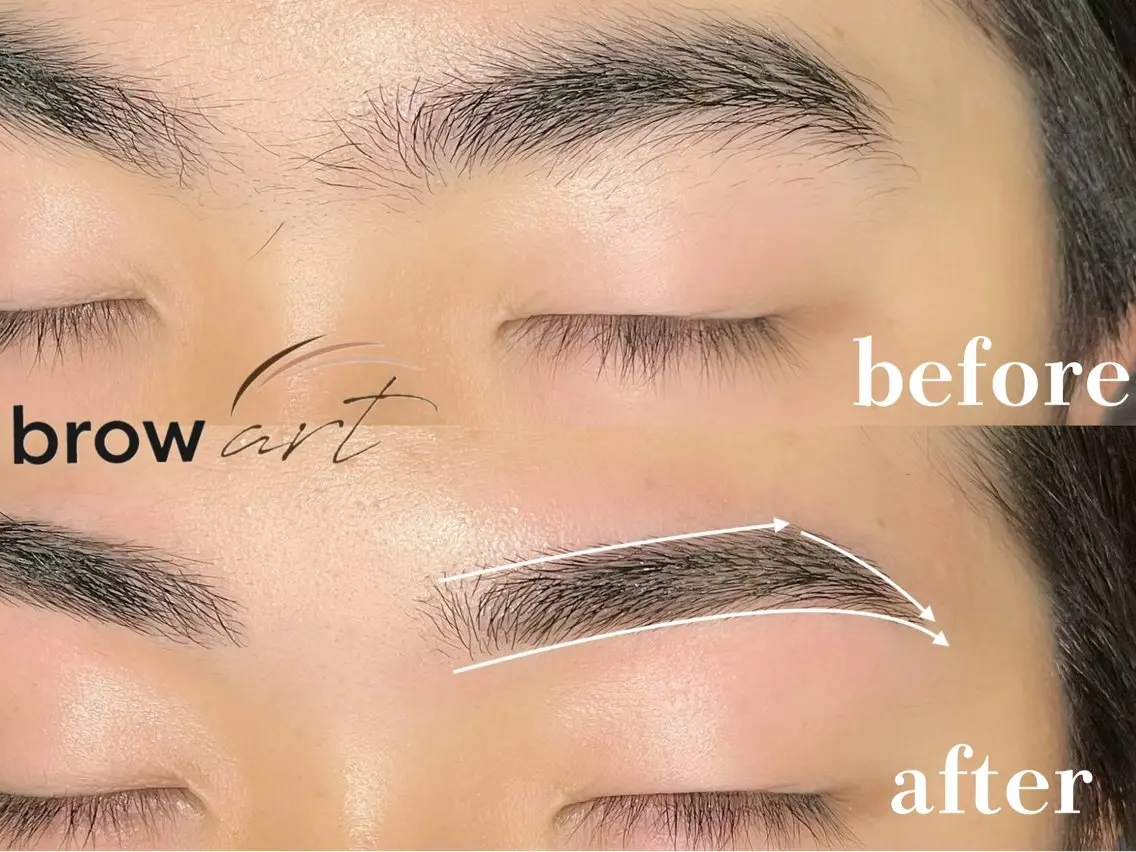 メンズ アイブロウ ワックス脱毛 眉カット その他(アイブロウ) 眉毛専門店brow art上野店　阿部の眉毛・アイブロウイメージ