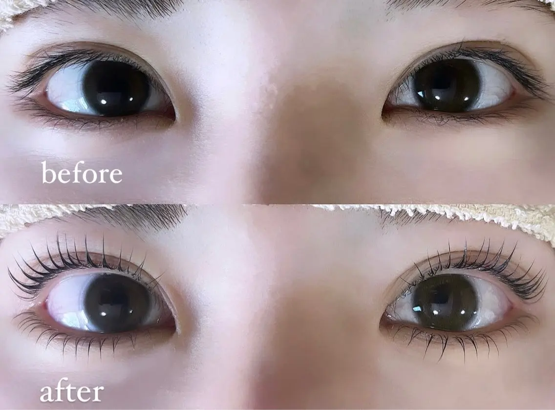 マツエク・マツパ 一重×まつ毛パーマ WHITE EYE 西宮北口 田村のマツエク・マツパデザイン