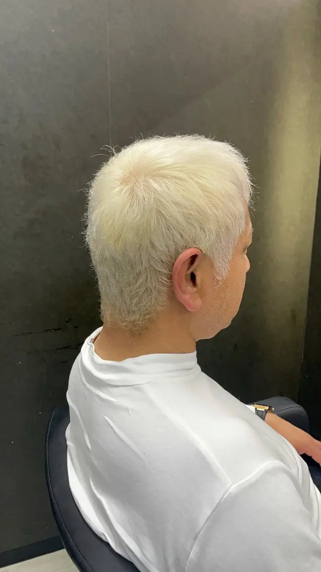 カラー メンズ カット ヘアカラー bateau よしきのヘアスタイル