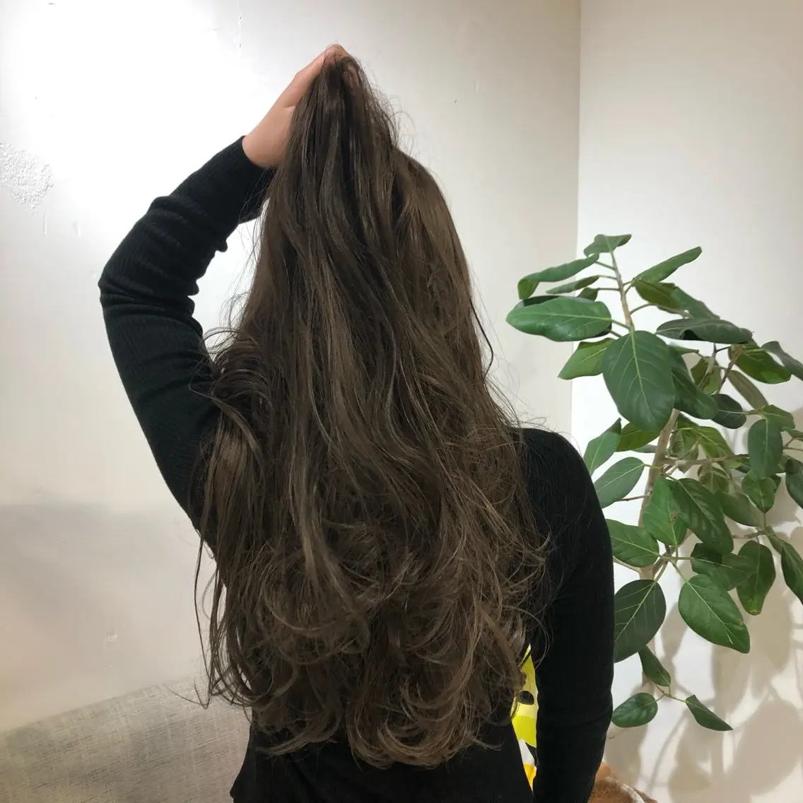 ロング カラー カット ヘアカラー トリートメント 盛本 彩乃のヘアスタイル