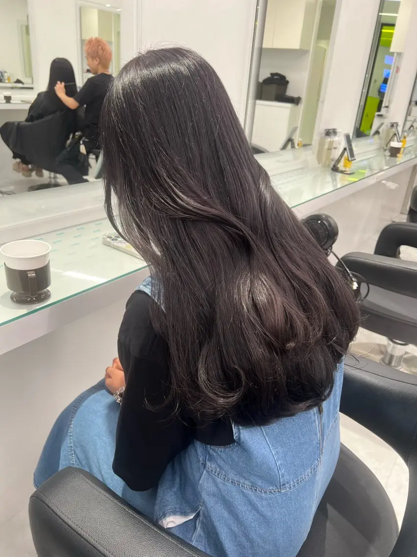 カラー ヘアカラー トリートメント ブリーチなし透明感 💗RYOTAのヘアスタイル