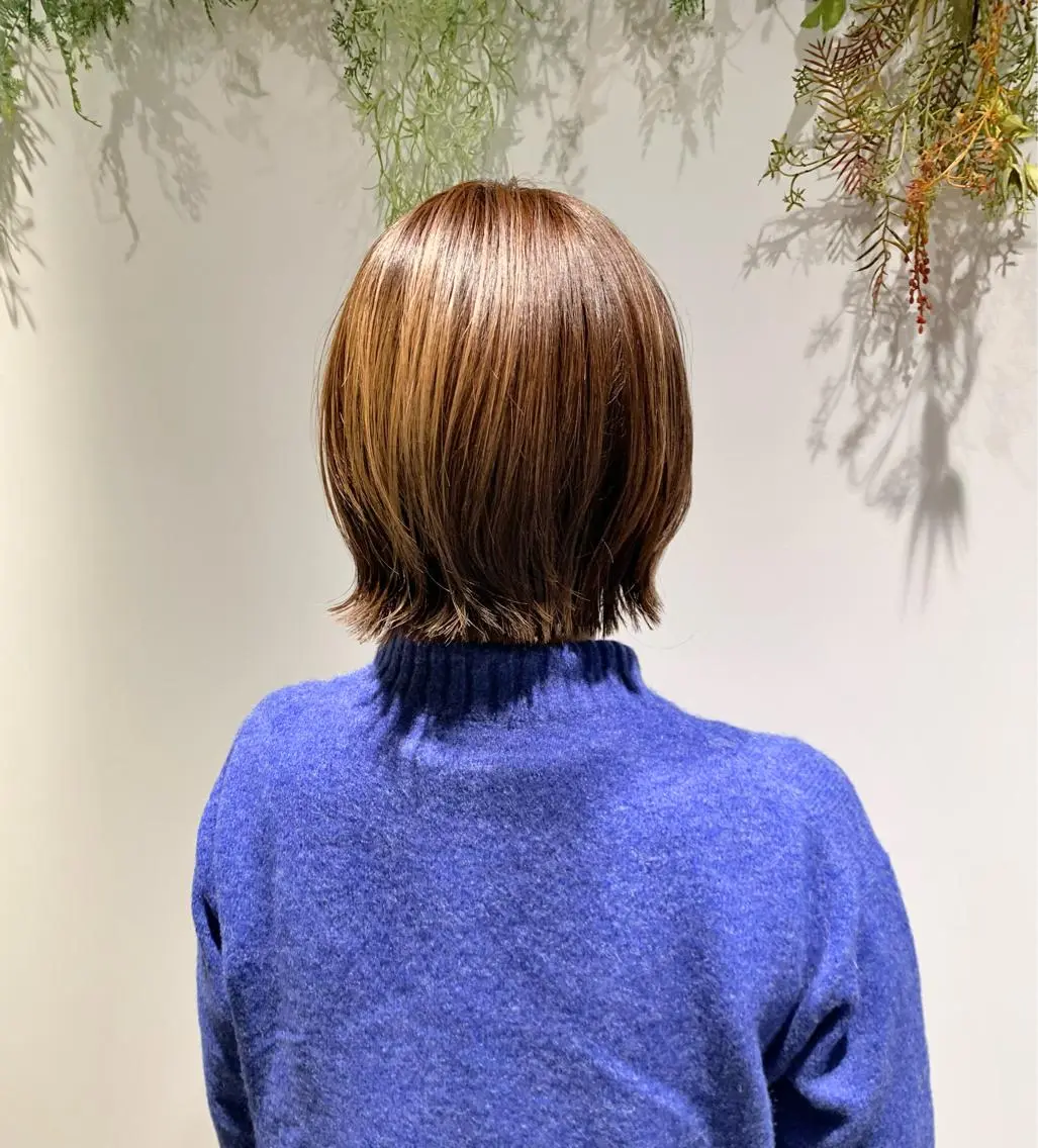 ミディアム ヘアアレンジ 七原 海夕のヘアスタイル