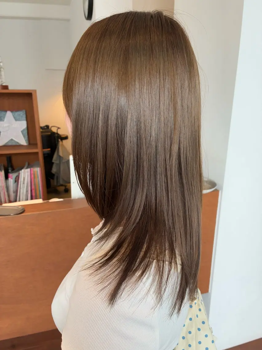 カラー ヘアカラー linna / 高槻 /透明感カラーのヘアスタイル