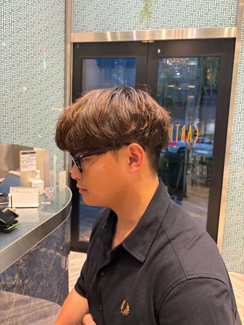 メンズ earth銀座 青山🩵のヘアスタイル