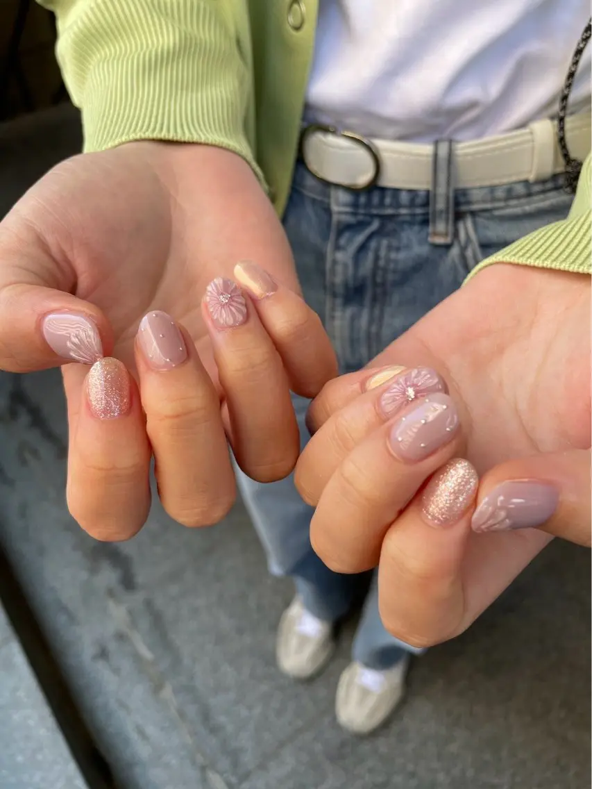 ネイル ハンドネイル 長谷川 奈緒美のネイルデザイン
