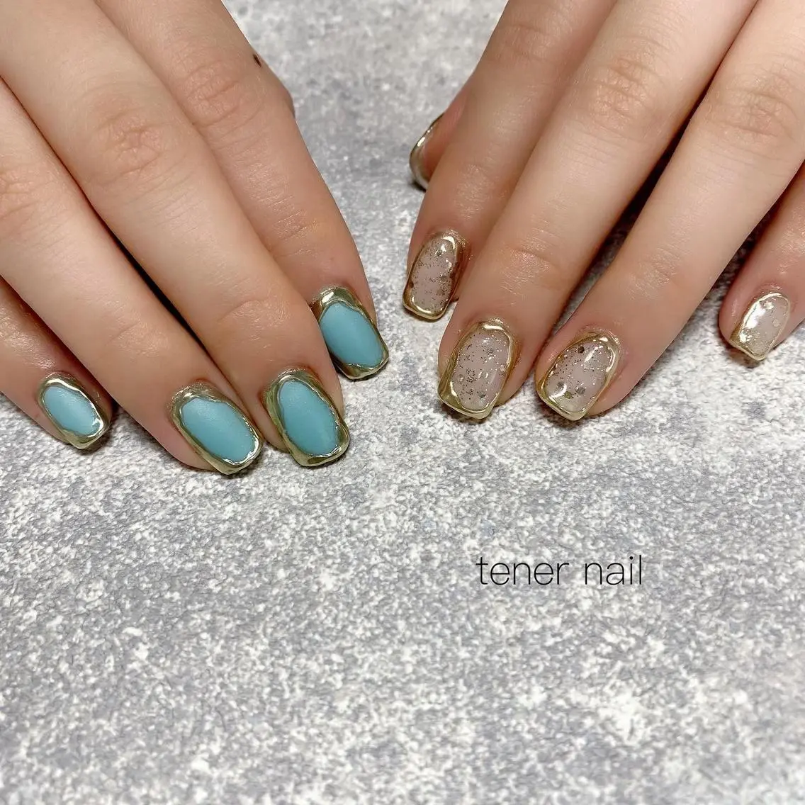 ネイル ミラーネイル テネルネイル tener nailのネイルデザイン