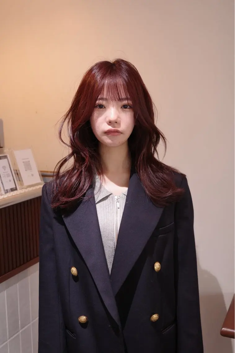 ロング カラー ヘアアレンジ カット ヘアカラー トリートメント opus 店長大和 レイヤー/赤み消しのヘアスタイル
