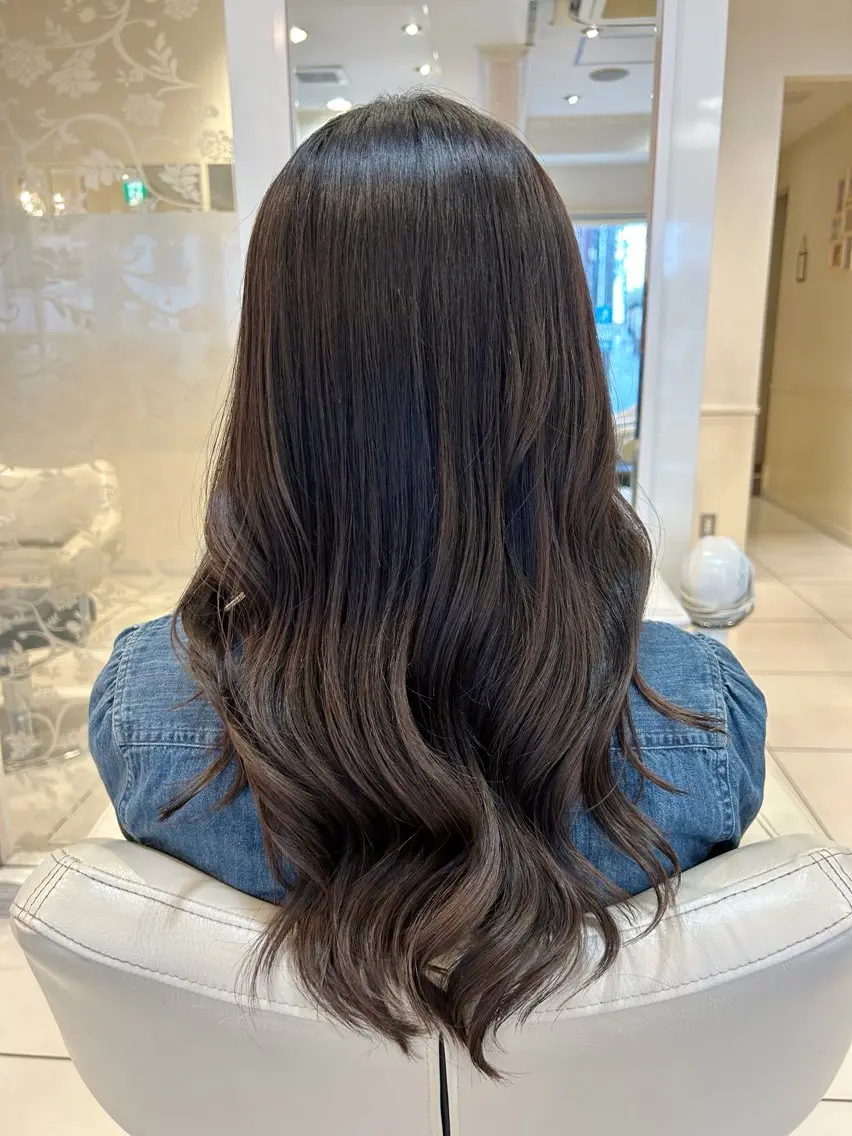 ロング カット ヘアカラー トリートメント 高橋 佑のヘアスタイル