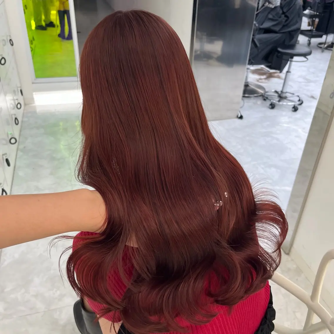 ロング 🍒韓国y2k暖色 NO.1🍒REAのヘアスタイル