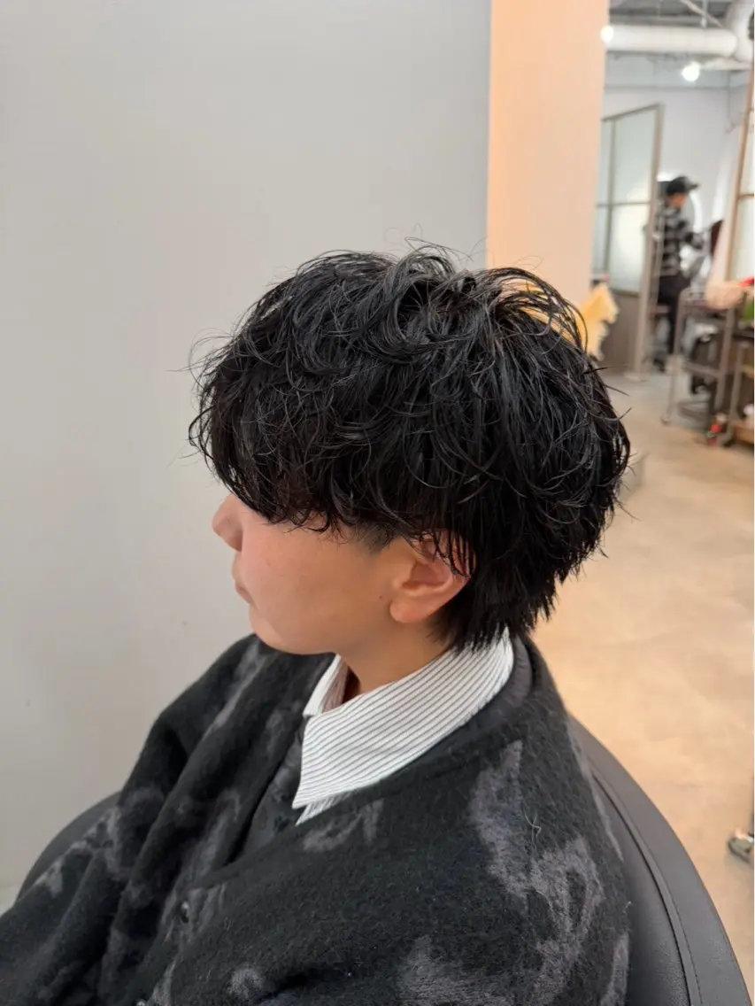 1日2名限定!メンズカット+パーマの写真