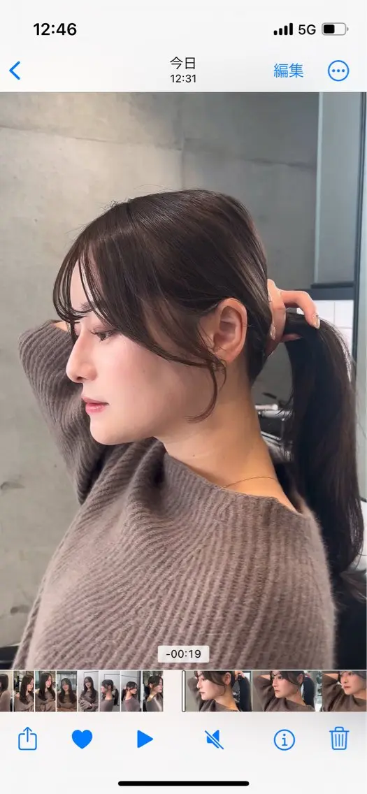 ミディアム カラー カット ヘアカラー トリートメント 🌫️大人韓国ヘア 🌫️naoyaのヘアスタイル