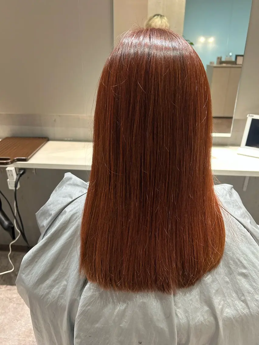 セミロング カラー カット ヘアカラー 安田 准太のヘアスタイル