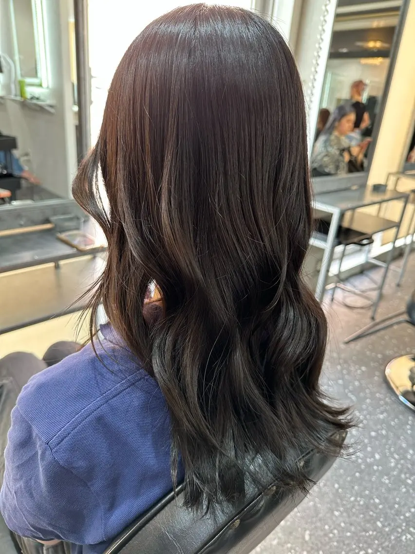 ロング カラー カット ヘアカラー トリートメント 髪質改善⭐️縮毛矯正 中野⭐️Rinaのヘアスタイル
