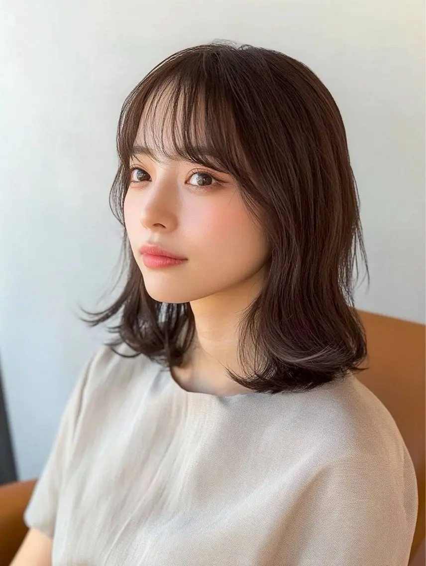 ミディアム カット ヘアカラー トリートメント 似合わせカット/ メンズ特化　/遥冬のヘアスタイル
