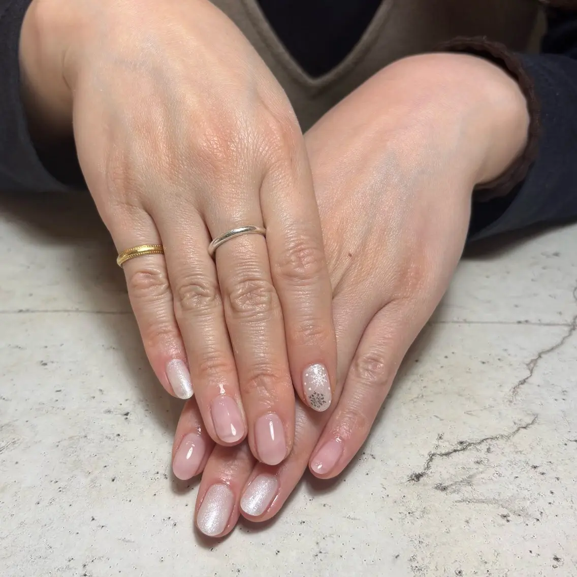 ネイル ニュアンスネイル 💫 さりのネイルデザイン