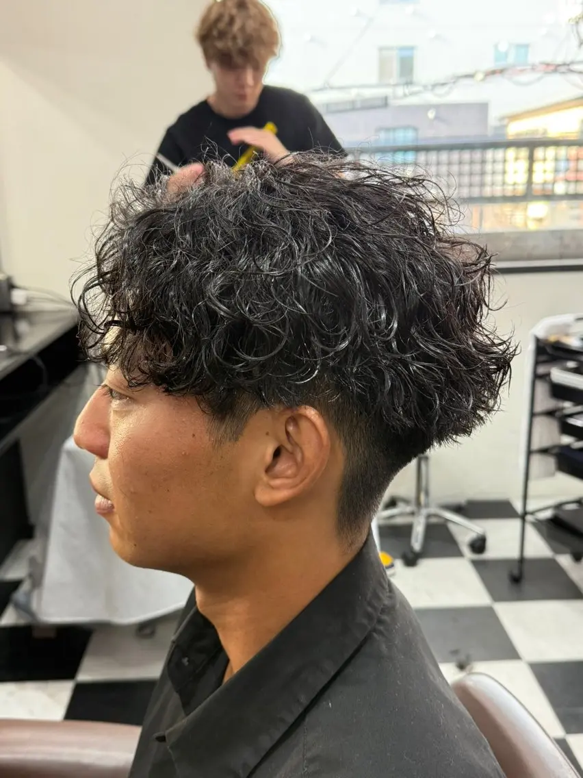 パーマ メンズ パーマ トリートメント 京都/伏見/メンズ/ 石田昂のヘアスタイル