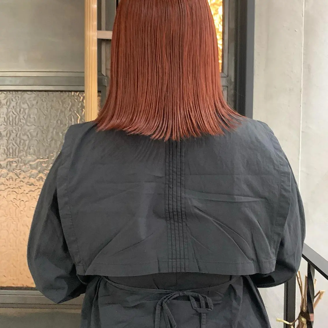 ミディアム カラー 本間 結衣のヘアスタイル