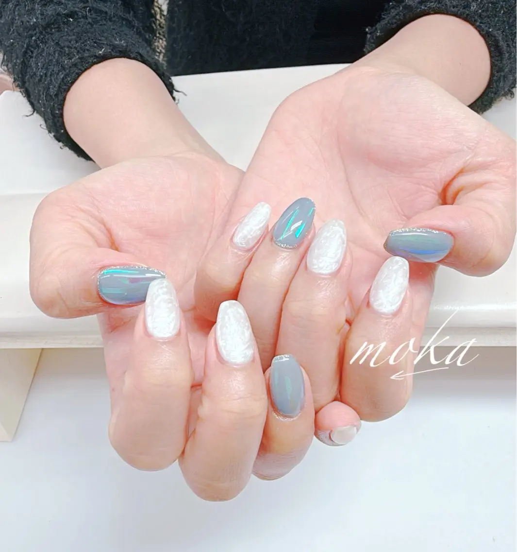 ネイル ハンドネイル ハンドケア 胡蝶蘭レディースサロ ンNailMOKAのネイルデザイン