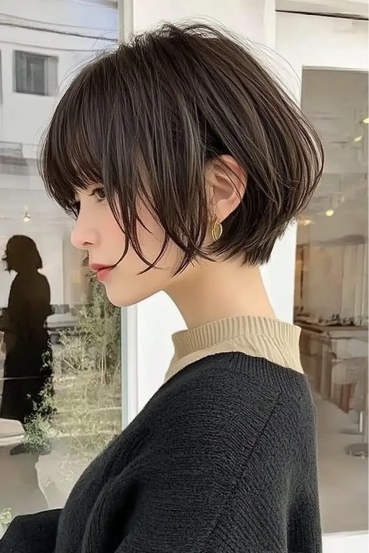 ショート 似合わせメイク・ ショートボブWAKOのヘアスタイル
