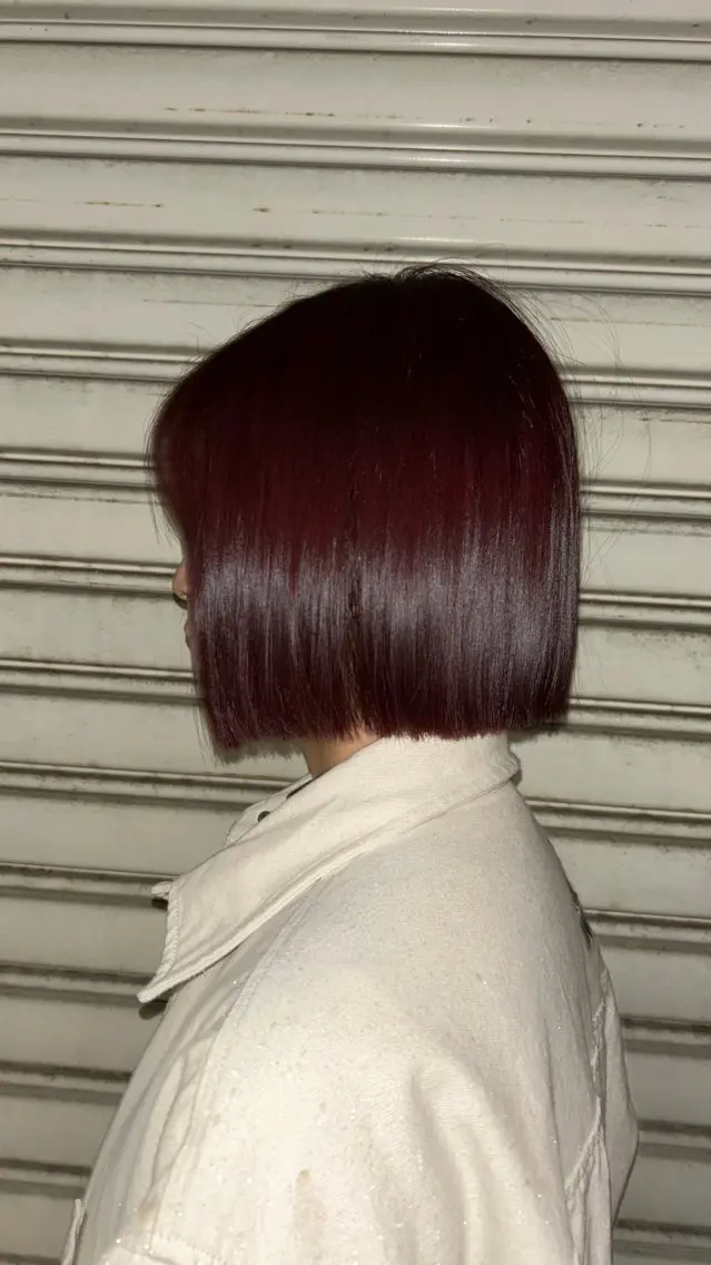 ショート カラー 山﨑 梓沙のヘアスタイル