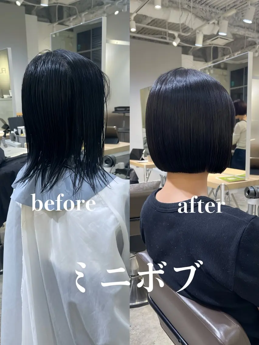 ショート ボブ 川本 裕🌿のヘアスタイル