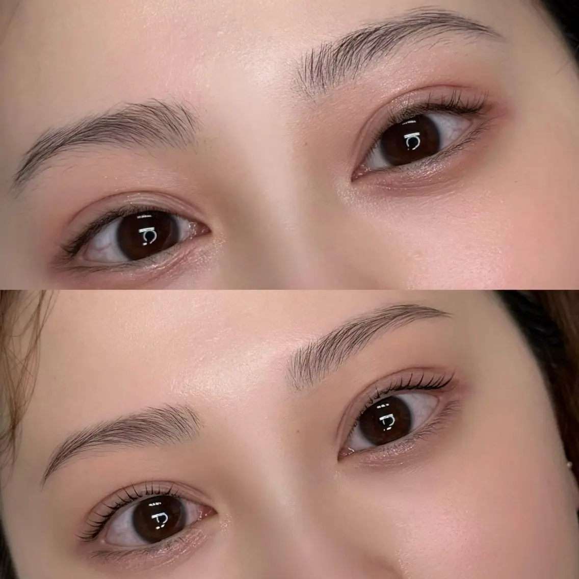 すっぴん美人を叶える💓似合わせ美眉マップ（アイブロウwax）➕束感仕上げまつ毛パーマ👀の写真
