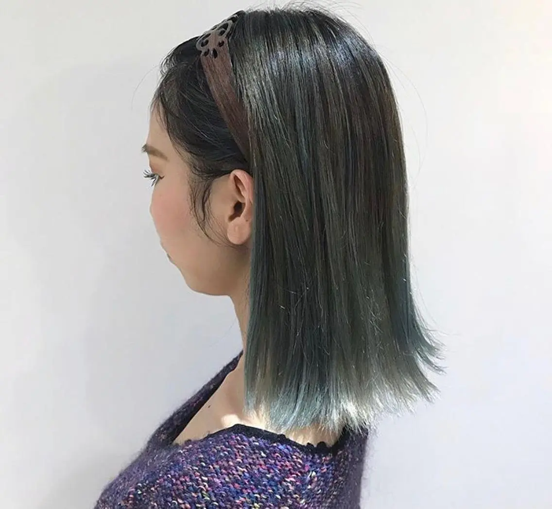 ミディアム カラー 大阪ヴィーガンサロン KANAKOのヘアスタイル