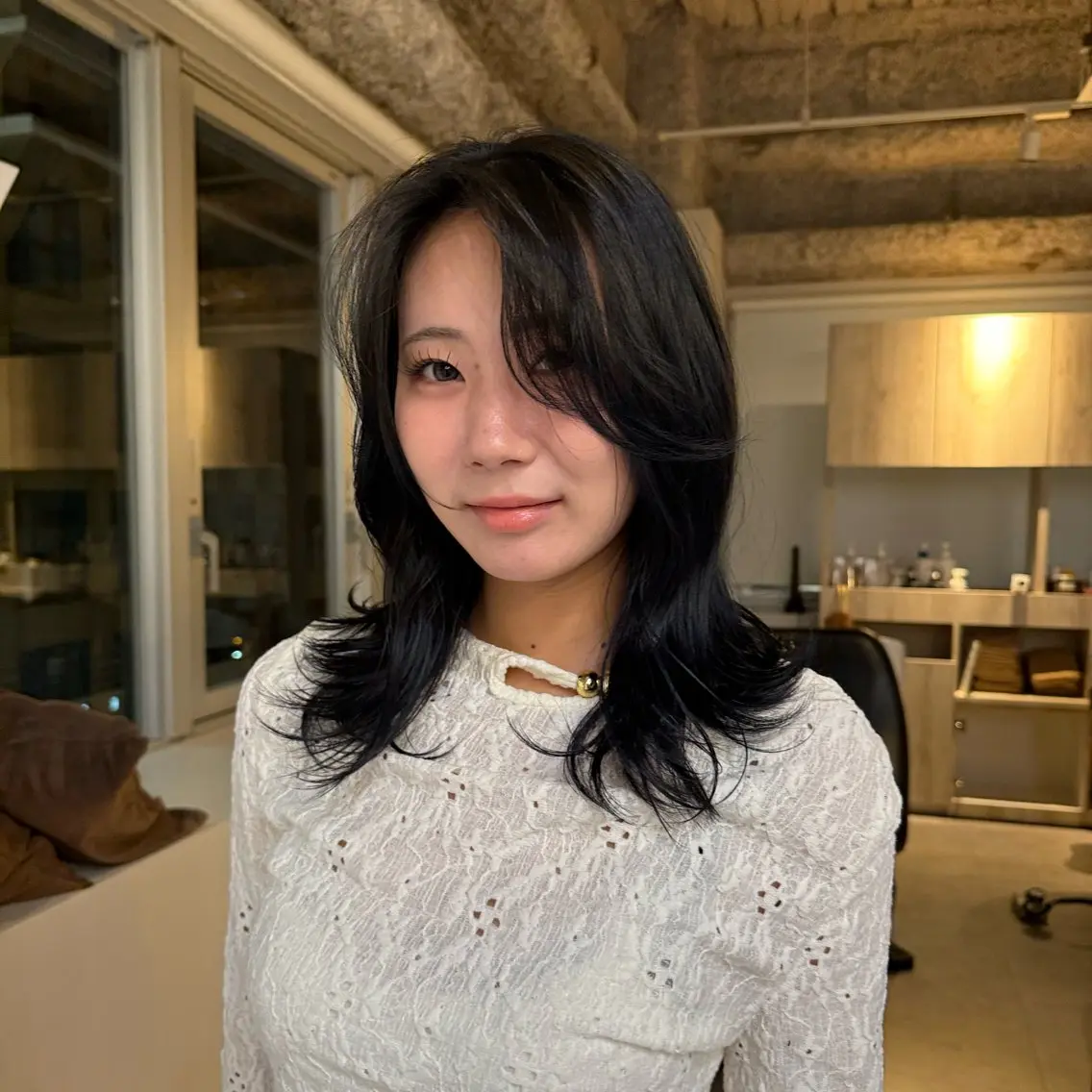 ミディアム やはらりの/ 透明感カラーのヘアスタイル