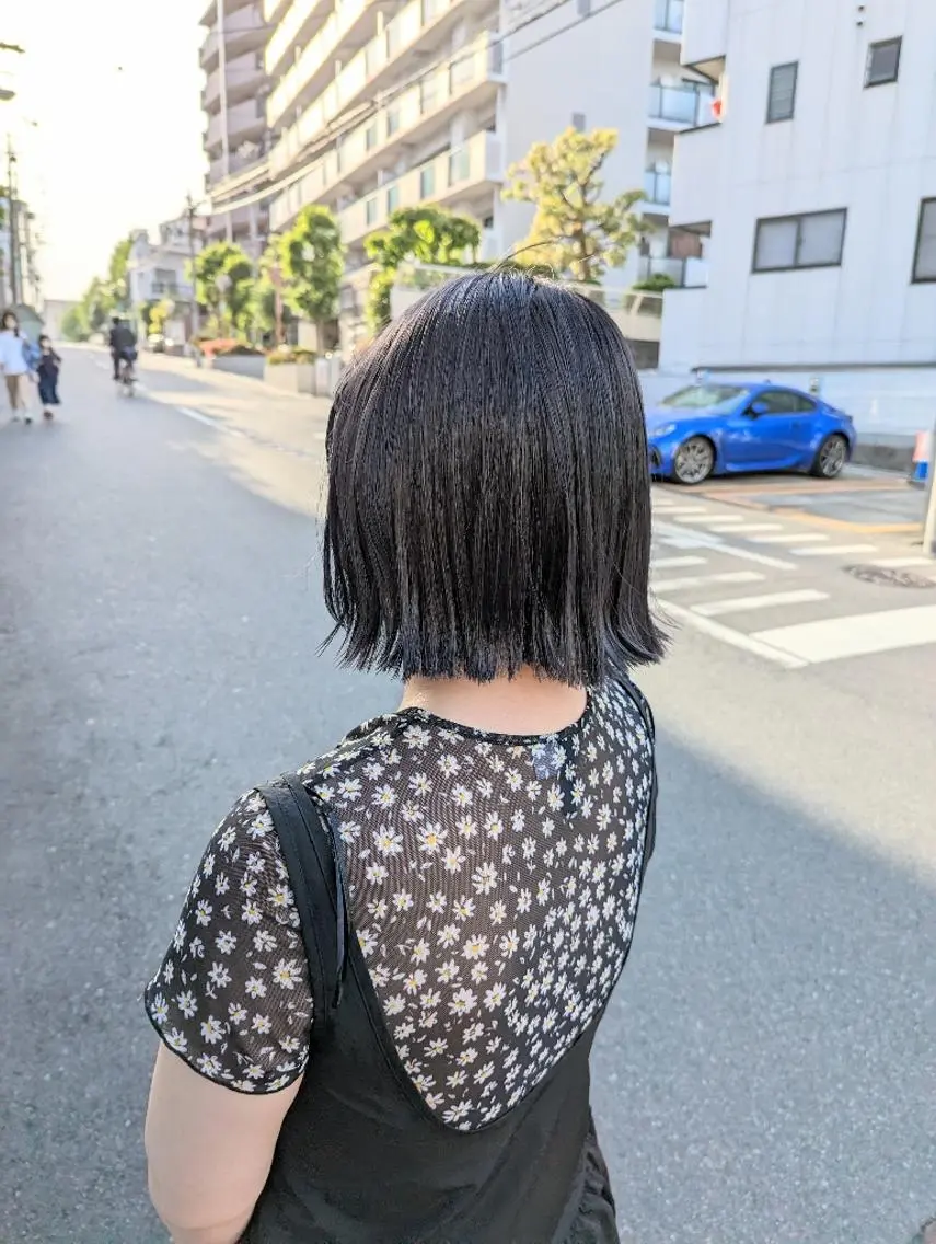 【雰囲気を変えたい!!】カット×ダブルカラー(ブリーチなし)🌼×美容液セラミドトリートメント🌈の写真