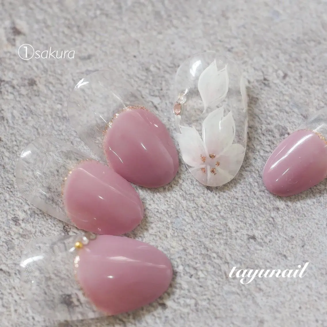 ネイル アートネイル ブルー フレンチネイル ジェルネイル ワンカラーネイル ネイルサロン 【たゆnail】のネイルデザイン