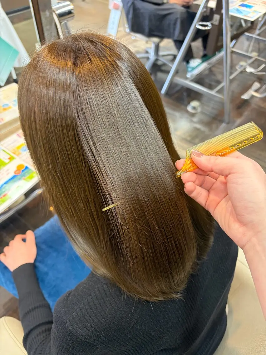 セミロング カット ヘアカラー <髪質改善>河野 🍑AVANCE.のヘアスタイル