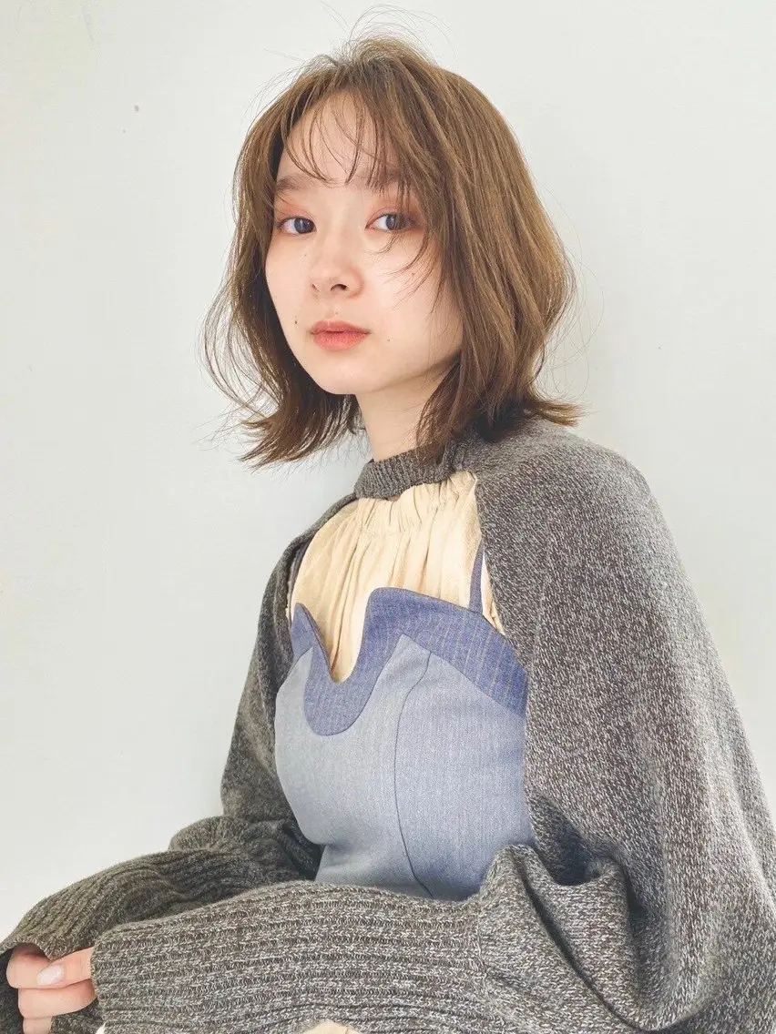 ミディアム 伊藤 壮尭のヘアスタイル