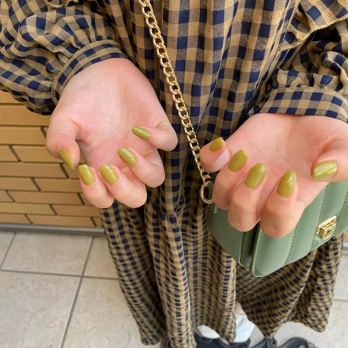 ネイル オーロラネイル カジュアル 長さ出し ジェルネイル 韓国ネイル MH Nailのネイルデザイン