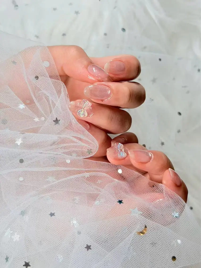 【新規限定】ちゅるんマグネット×リボンネイル🎀の写真