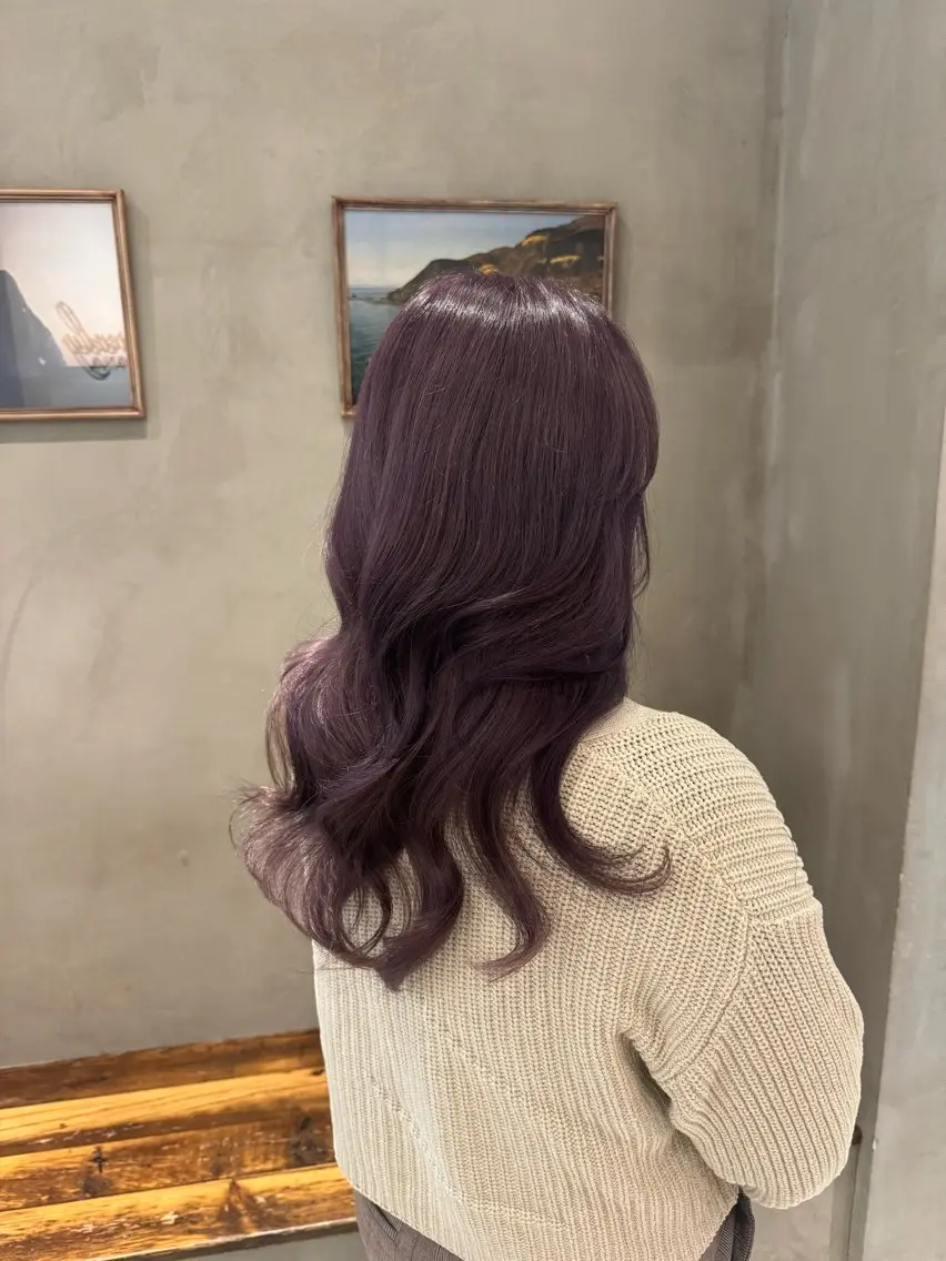 セミロング カット ヘアカラー トリートメント 新宿/顔周りカット +レイヤー=しずく♩のヘアスタイル