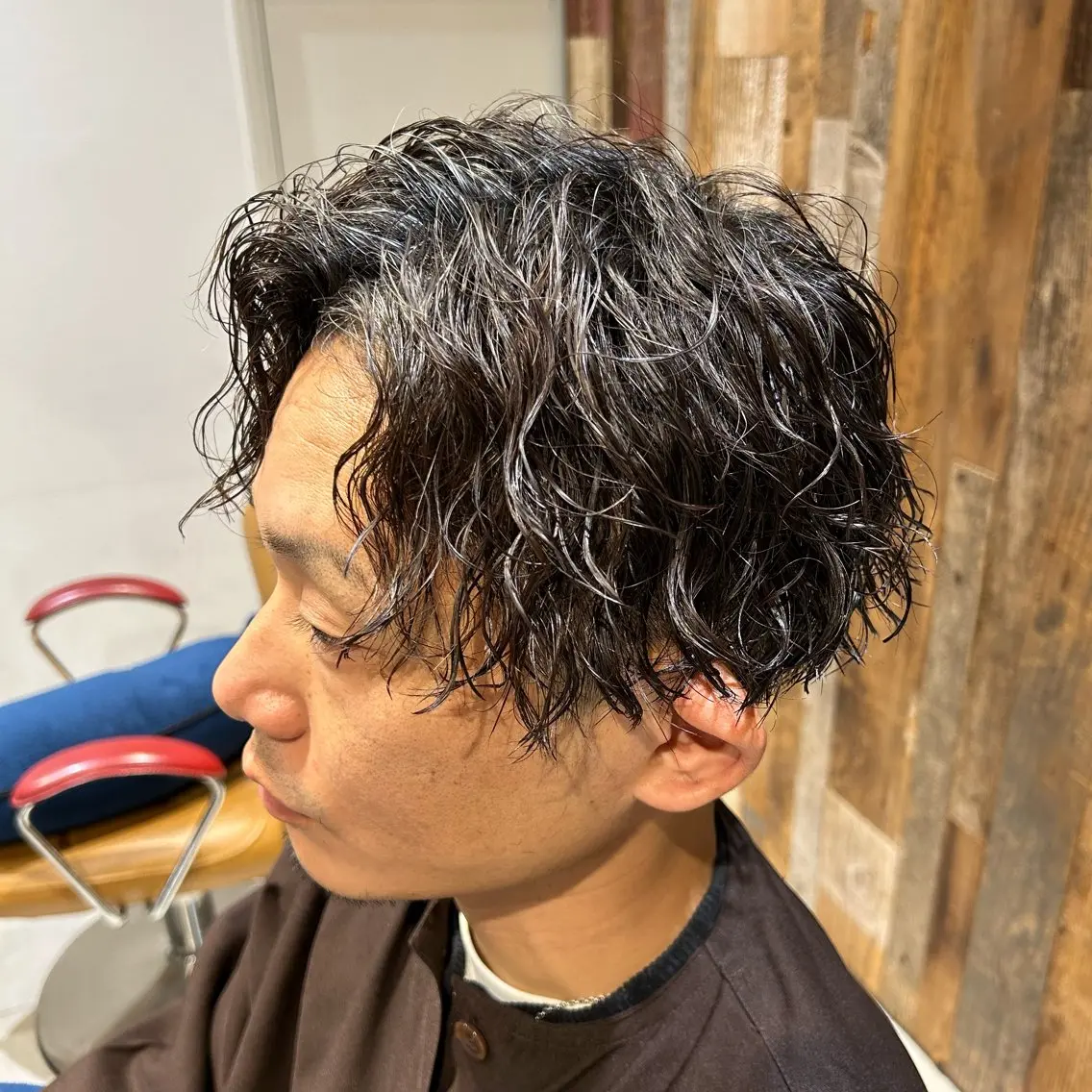 パーマ メンズ メンズパーマ ツイストスパイラルパーマ スパイラルパーマ カット パーマ メンズパーマは私一択 佐藤有紀のヘアスタイル