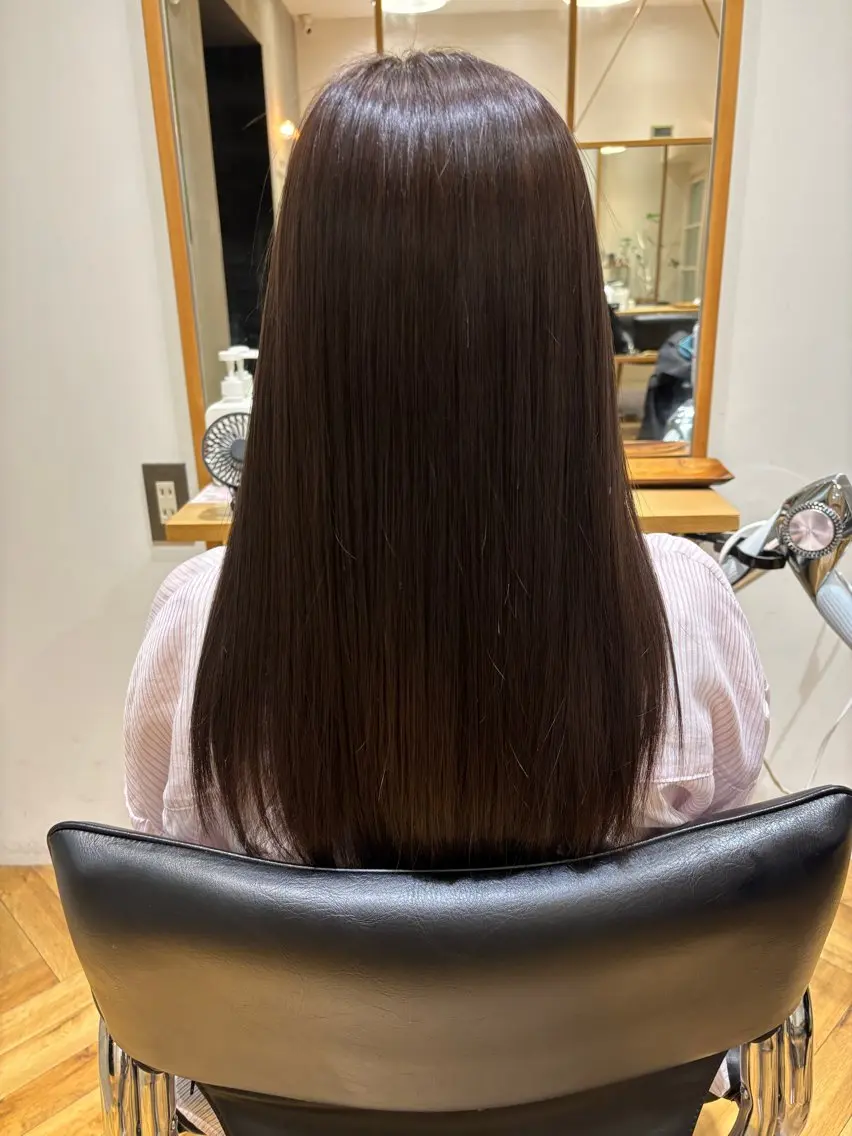 セミロング カラー ラベンダーカラー Mana 🫧のヘアスタイル