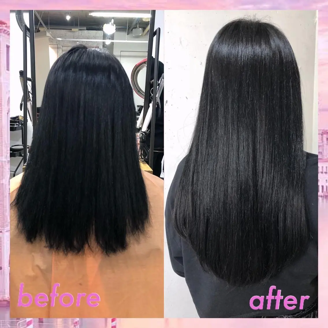 ロング カラー パーマ ヘアアレンジ シールエクステ エクステ カット エクステ ヘアセット 八巻 晴香のヘアスタイル